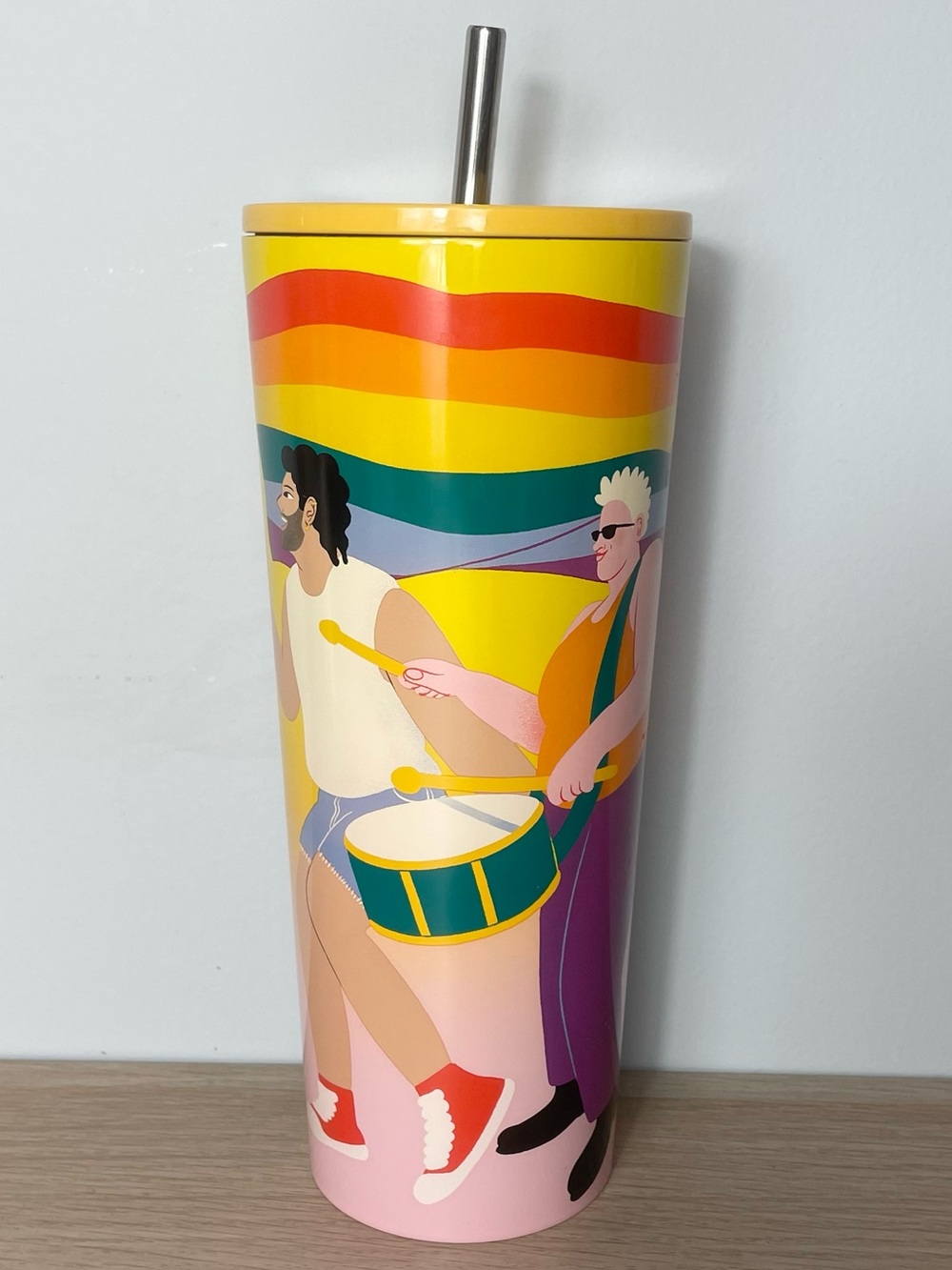 Starbucks x Sofie Birkin 2024 Pride Stainless Steel Cold Cup Tumbler (24 oz)